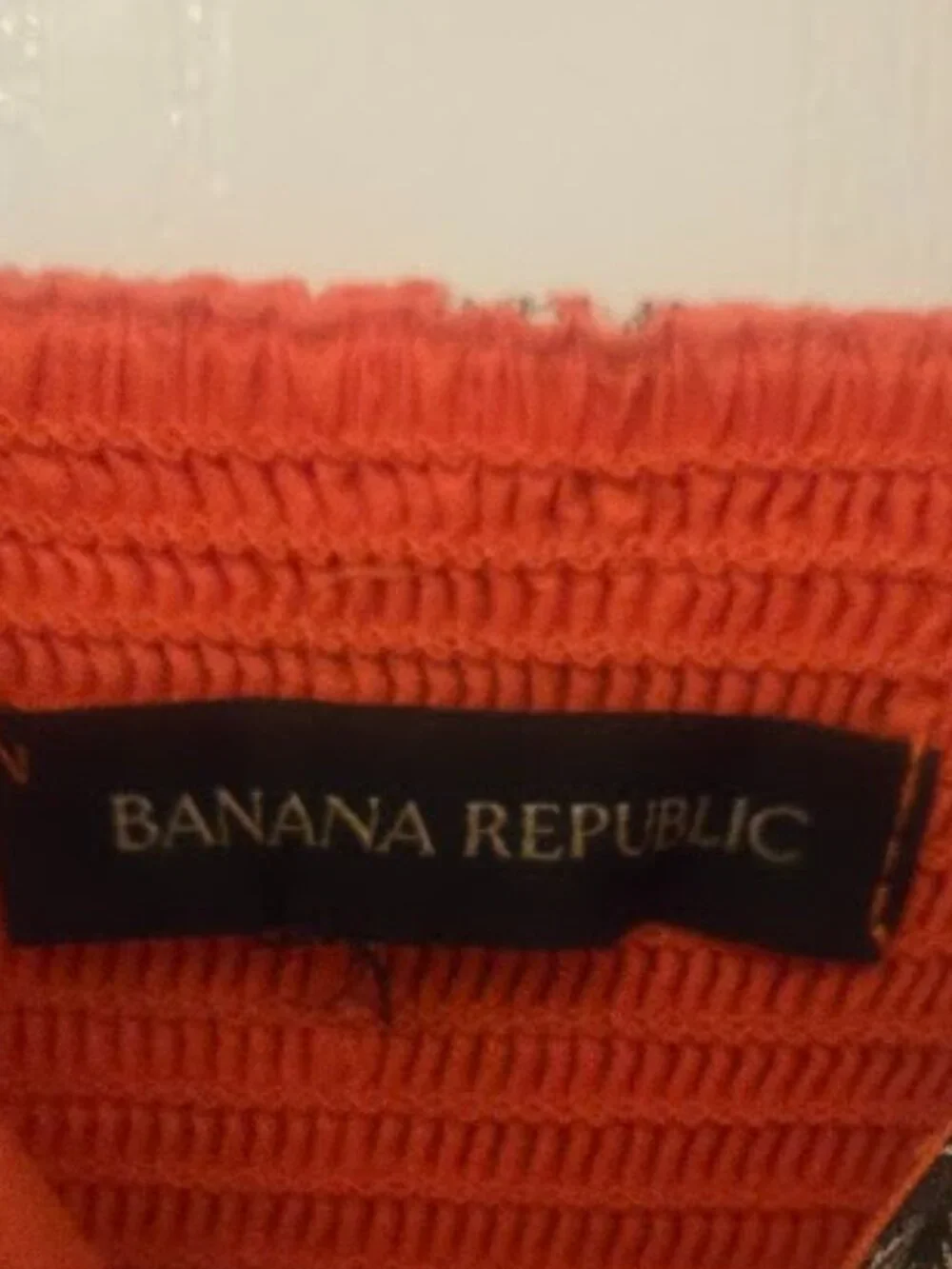 Banana Republic orange floral linen blend jumpsuit Size 12P - Picture 5 of 8